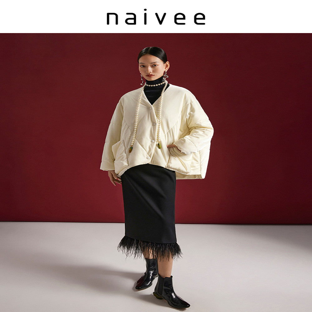 Xi Yuan New Chinese style naive romantic black socialite bag buttocks straight tube skirt new banquet skirt for women image 3