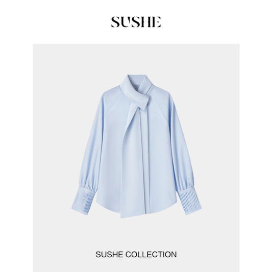 ASAYA4736 – Ocean Breeze Silk Shirt 🌊💎