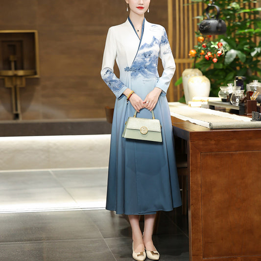 ASAYA2802 Autumn and Winter Hanfu Improved Version Dress