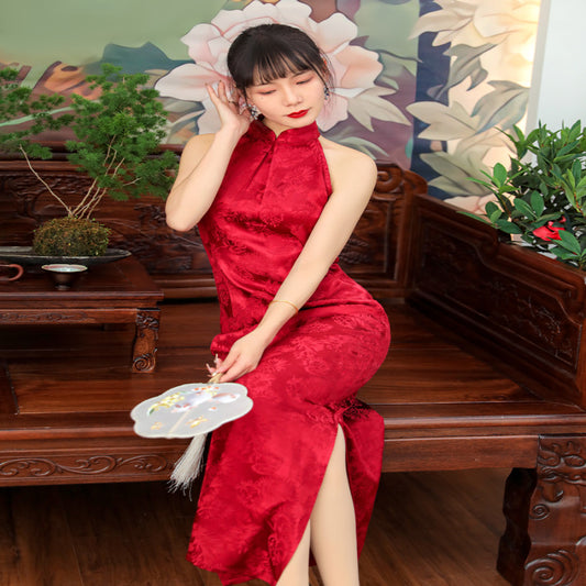 ASAYA2782 New Chinese style silk jacquard cheongsam