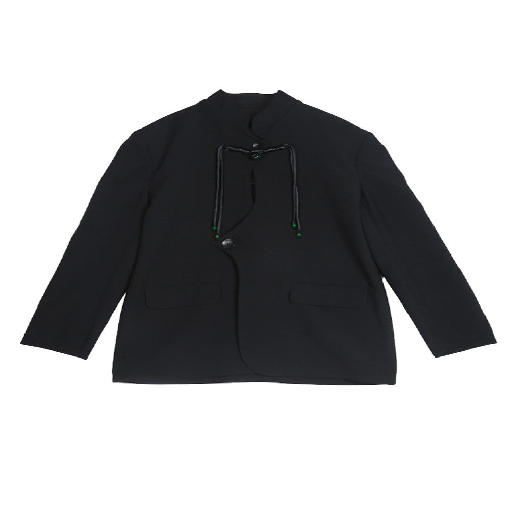 Yang Er s Dream Original New Chinese Green Pearl Pan Button Suit Coat Women s Edition Autumn Edition New 2025 Suit image 5