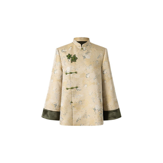 ASAYA4742 – Golden Elegance Brocade Set ✨🌿