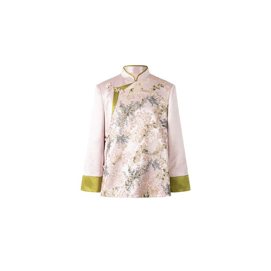 ASAYA4743 – Blossom Radiance Brocade Set 🌸✨