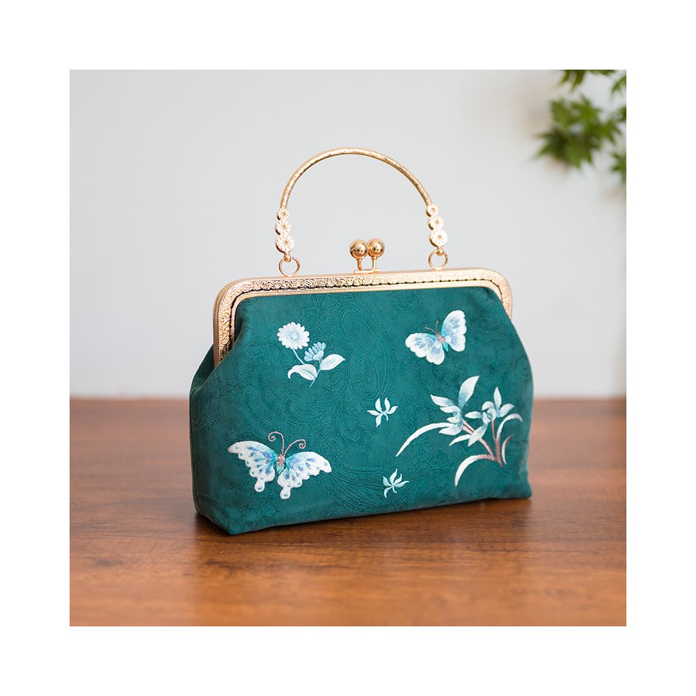 Paired with cheongsam bag retro embroidered handbag 2024 new versatile women s bag Suzhou embroidered beautiful crossbody bag mother s gift image 13