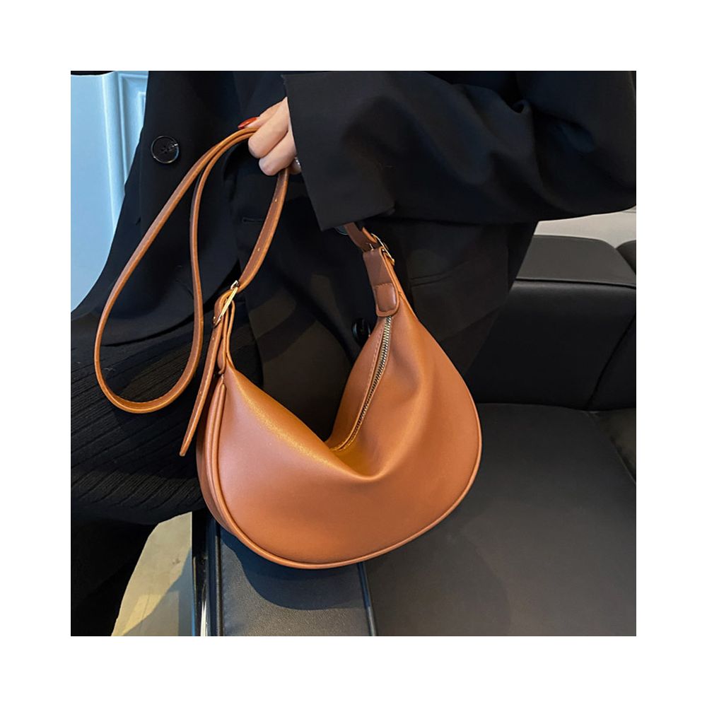 High end niche small bag for women 2025 new fashionable casual shoulder crossbody bag versatile black dumpling bag image 3