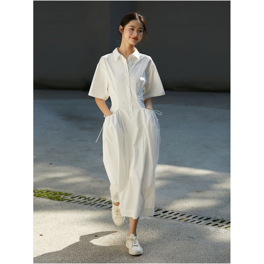 ASAYA2265 Clean and neat shirt dress