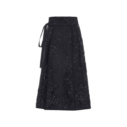 ASAYA2242 Flower and wood deep country wind horse face skirt