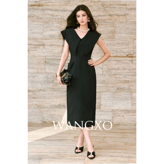 ASAYA2222 Elegant doll collar dress