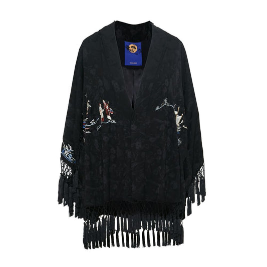 ASAYA2216 Embroidered Jacquard Cardigan