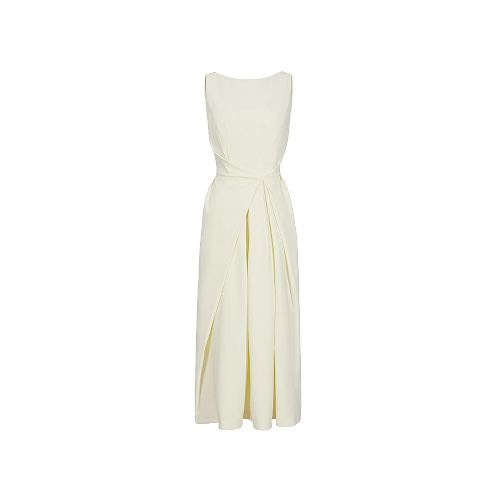 Asaya2163 : AEL original custom asymmetric hollow waist dress summer new French white temperament shirt skirt