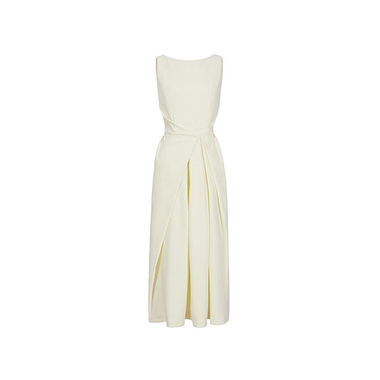 Asaya2163 : AEL original custom asymmetric hollow waist dress summer new French white temperament shirt skirt