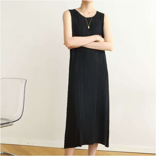 Asaya2072 : Miyake pleated slimming bottoming skirt