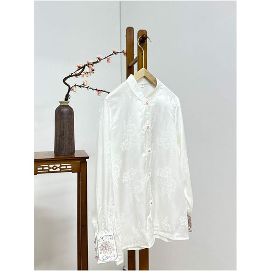 ASAYA4751 – Ivory Blossom Embroidered Blouse 🤍✨