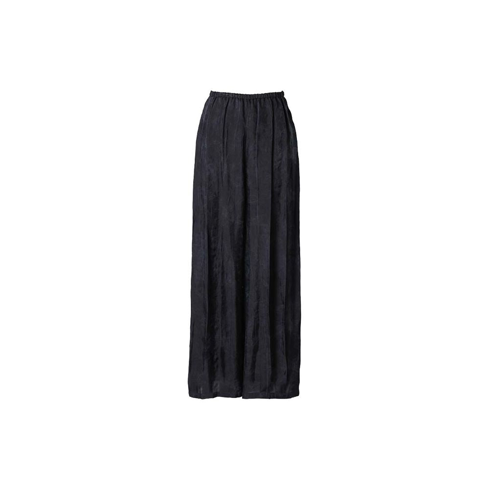 Spot Mogas high street pleated casual pants lightweight breathable elastic waistband long wide leg pants for women in spring and summer image 7