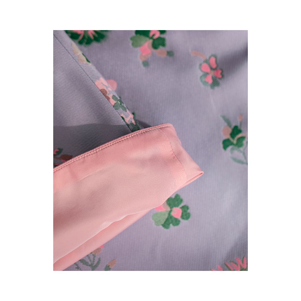 Taozhi Yaoyao 2023 Spring Vanilla Sky New Chinese Artistic Round Neck Jacquard Spring and Autumn Sandwich Coat Short image 3