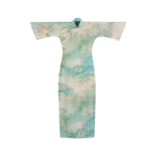 ASAYA1718  Chinese style loose dress