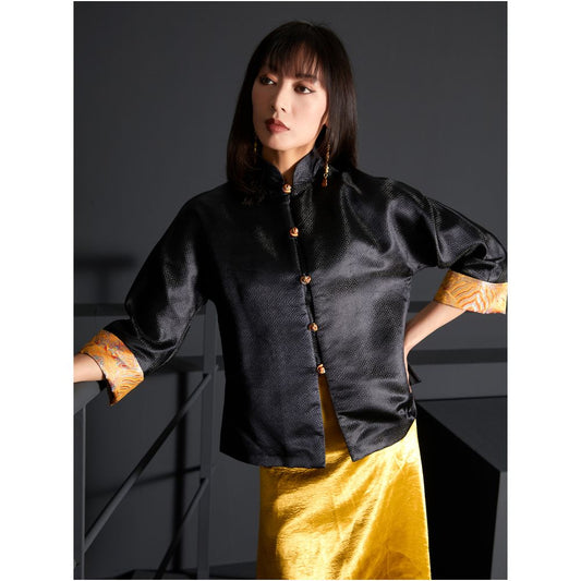 ASAYA1696 Fulang 2022 Original Women's Clothes Chinese Style Literature and Art Retro Suit