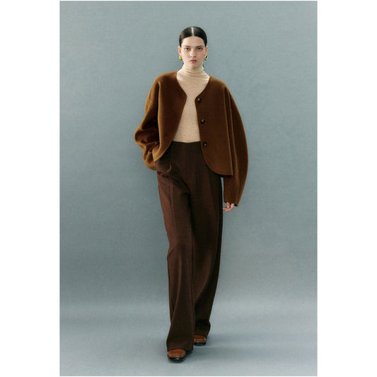 ASAYA4773 – Classic Wool Cropped Jacket 🍂✨