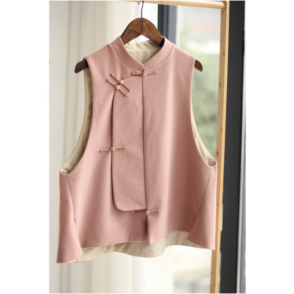 New Chinese style retro original improved vest bi entry image 2