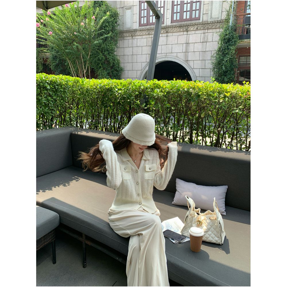 Cchen Chen Luxury Velvet Pants with High Waist Wide Legs Slim Pants Loose and Slim Fit Velvet Casual Pants image 5