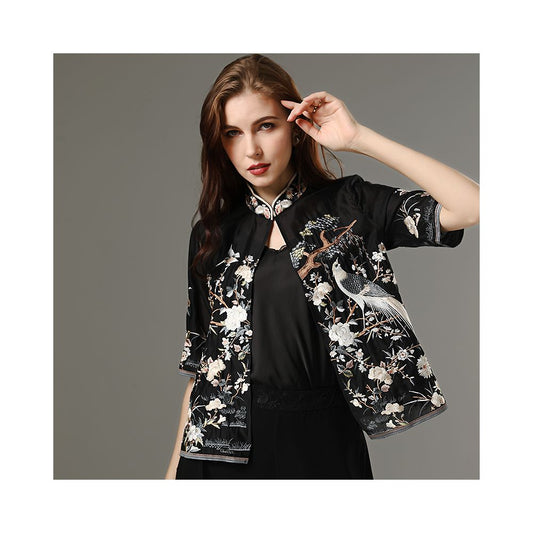 Asaya1110 - Chinese style women's embroidered top