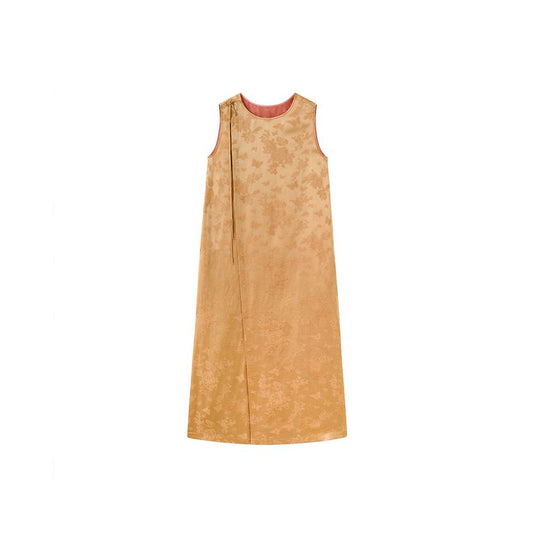 ASAYA4811 – Dawn Bloom Jacquard Dress 🌅✨