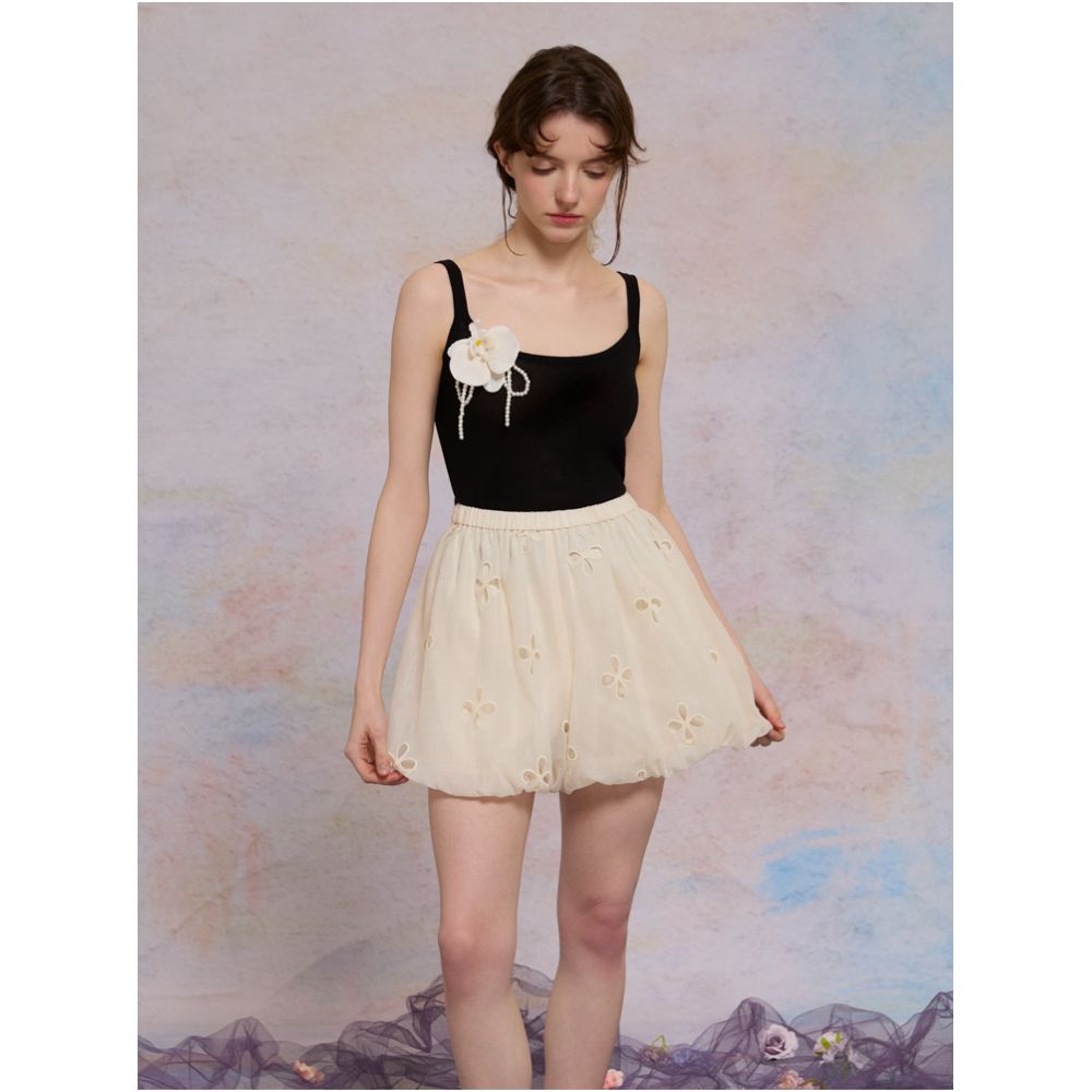 Tail Kite Record 2025 Original Design Hollow Flower Shirt for Women Loose and Slim Long Sleeve Vacation Style Top Sunscreen image 15