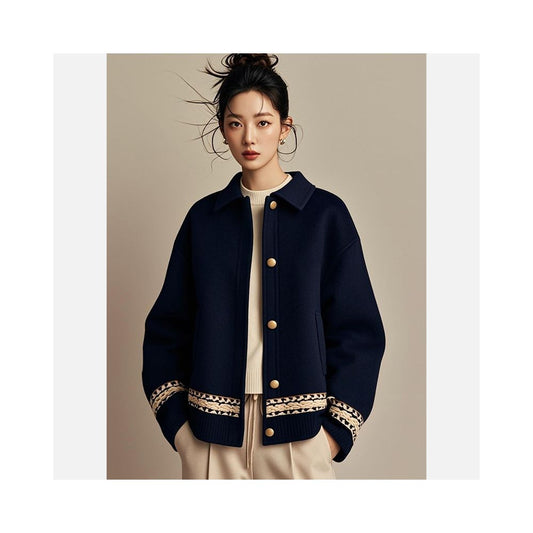 ASAYA4839 – Midnight Chic Wool Jacket 🌌✨