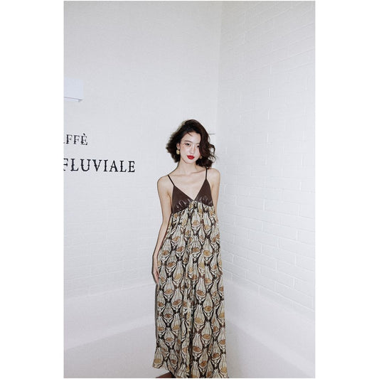 ASAYA4835 – Boho Luxe Silk Maxi Dress 🌿✨