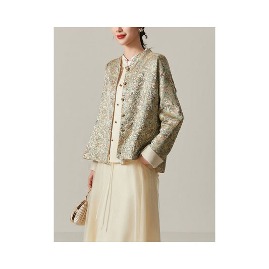 ASAYA4841 – Regal Brocade Heritage Jacket ✨