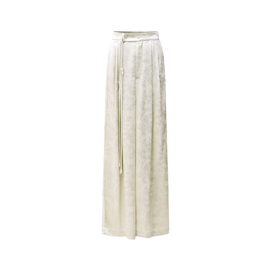 ASAYA4840 – Celestial Jacquard Wide-Leg Pants 🌙✨