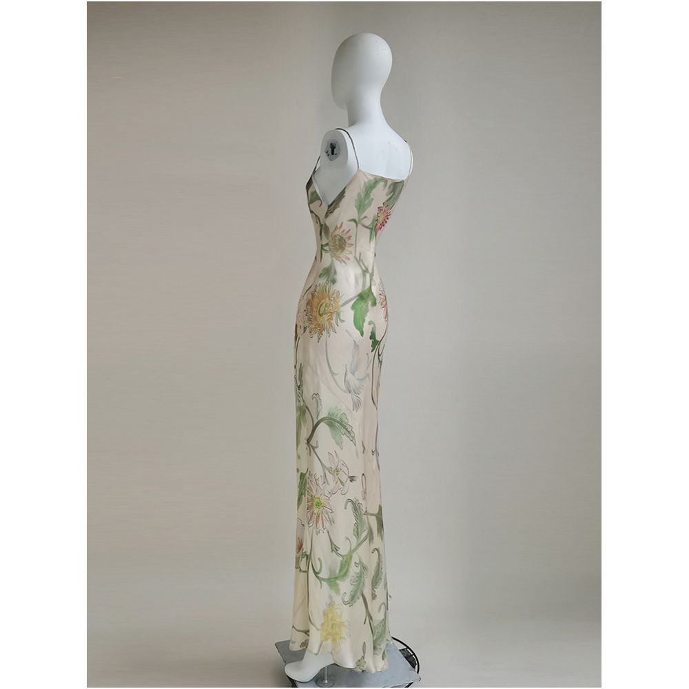 Cicidream Spring New Product Nanfa Garden Romantic Vacation Jade Double Layer Mulberry Silk Strap Hoodie image 38