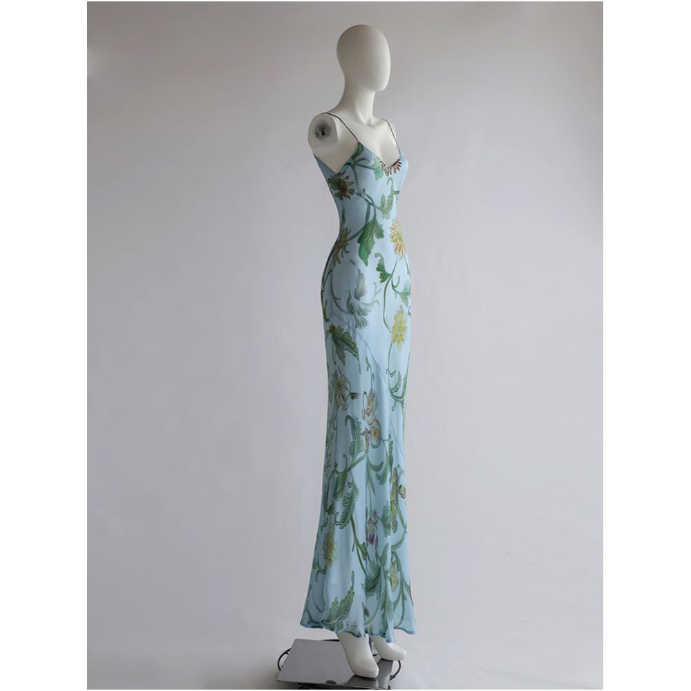 Cicidream Spring New Product Nanfa Garden Romantic Vacation Jade Double Layer Mulberry Silk Strap Hoodie image 11