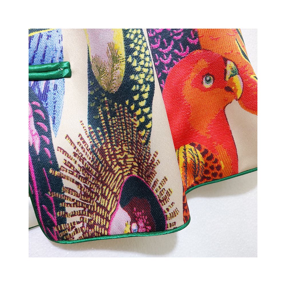 Retro buckle printed vest for women fashionable and western style Chinese style improved version Chinese style horse clip jacquard vest shoulder image 4