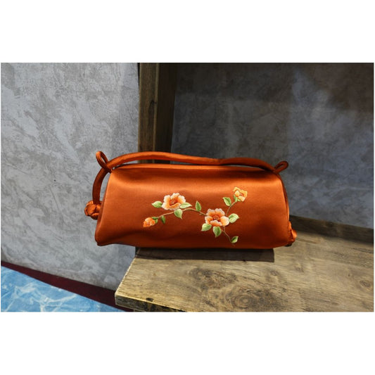 Asaya16 - Zhendian Baby JSSZ061 Su Embroidery Handbag Handmade Silk Diagonal Cross Bag Chinese Style Chinese Qipao Matching Bag