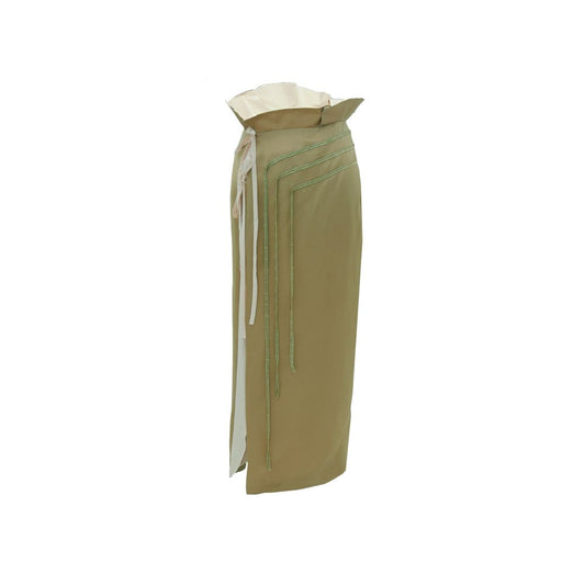 Asaya0469 - RIMLESS Borderless Three Dimensional Curved Half Skirt with Embroidered Bract Acetic Acid Drop One Piece Skirt Original Designer Brand