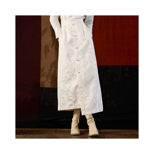 ASAYA4867 – Cloud Crest Jacquard Skirt ☁️⛰️