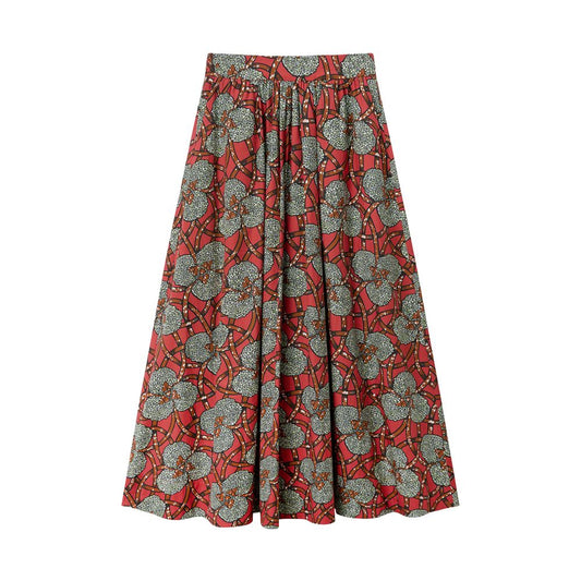 ASAYA4876 – Ruby Bloom Vintage Skirt 🌺✨