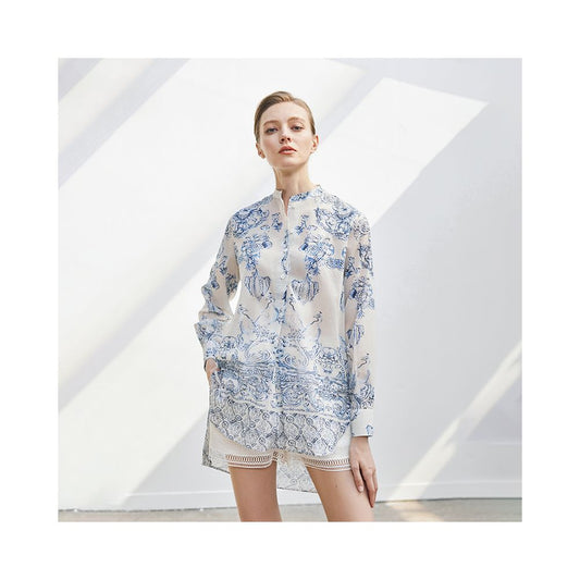 ASAYA4944 – Delft Breeze Linen Shirt 💙🌿