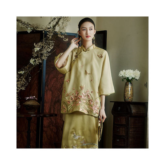 ASAYA4966 – Golden Orchid Silk 🌾🦋