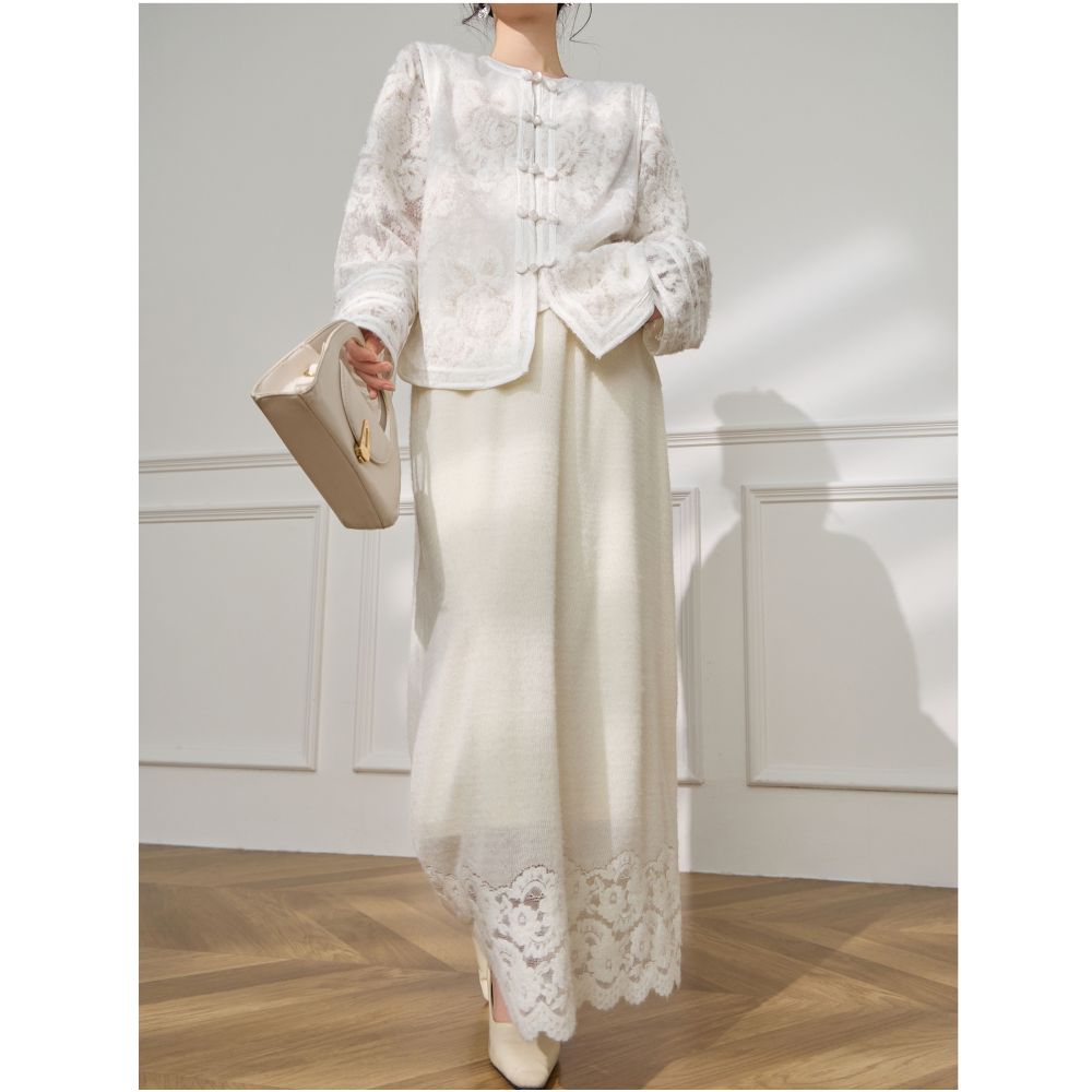 Plum Jan New Chinese style white shirt women s 2025 new design sense light luxury temperament shirt top image 5