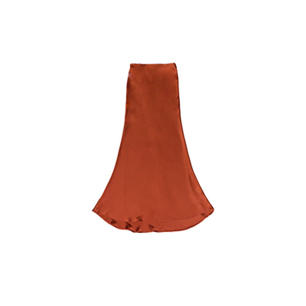 Dream Dream Carp National Style Original Innovation Chinese Embroidery Chinese Style Vest Stand up Collar Shirt Orange Red Slant Cut Fish Tail Skirt Autumn image 18