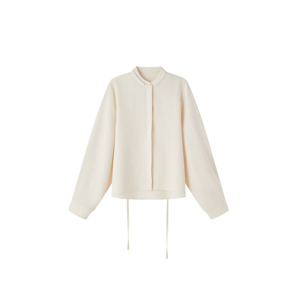 Pusu s new Chinese style shirt with a cinched waist design for women featuring a Chinese style shirt and a high end temperament Spring and Autumn 2025 new collection image 1