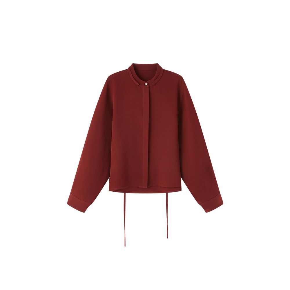 Pusu s new Chinese style shirt with a cinched waist design for women featuring a Chinese style shirt and a high end temperament Spring and Autumn 2025 new collection image 5