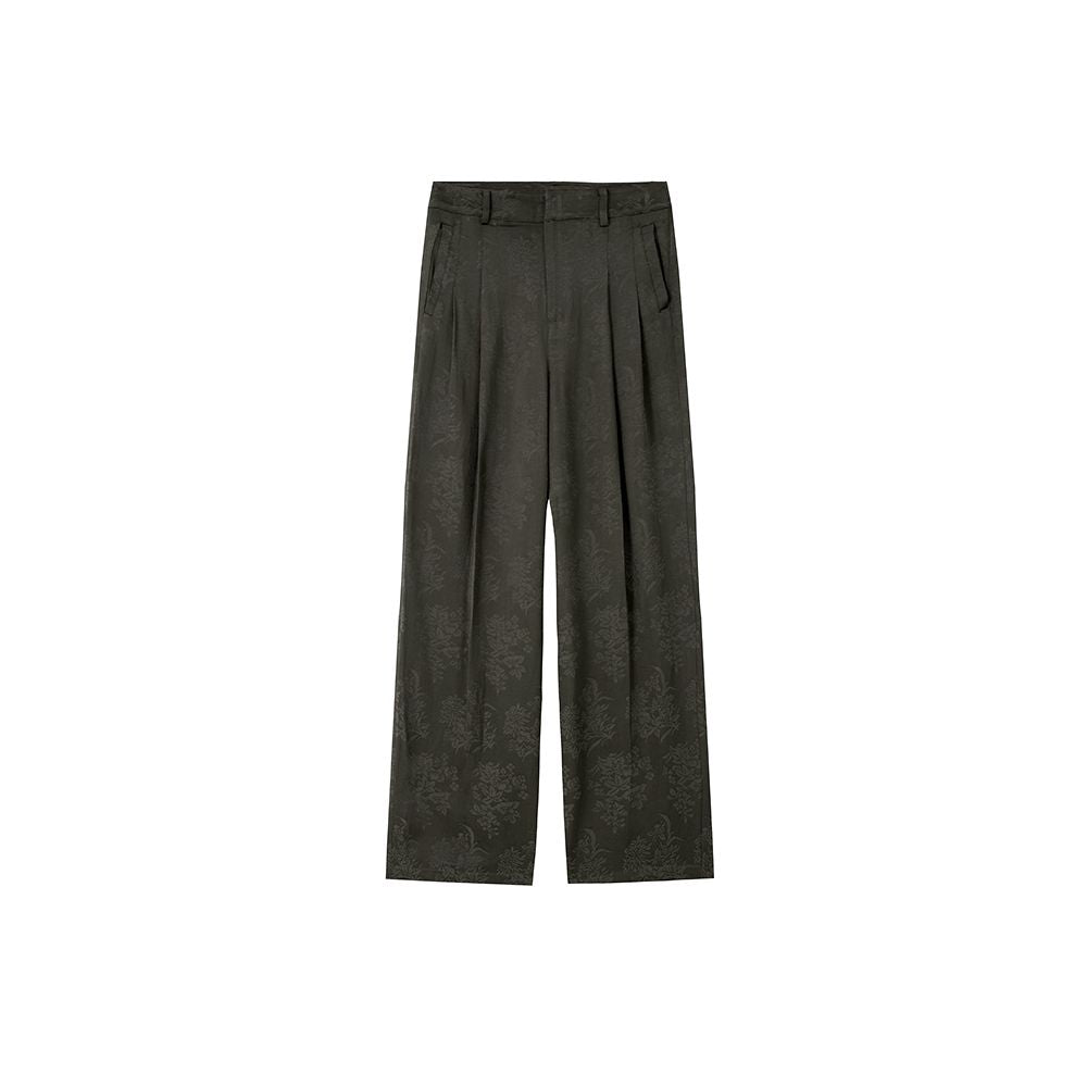 Pusu New Chinese Spring and Autumn Set Women s High end Chinese Style Coat Wide Leg Pants Vest Retro Style Three piece Set image 18