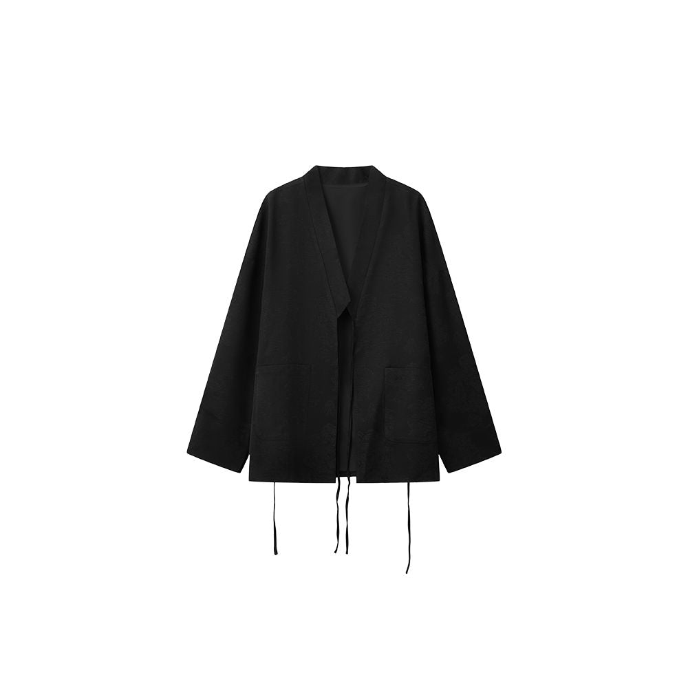 Pusu New Chinese Spring and Autumn Set Women s High end Chinese Style Coat Wide Leg Pants Vest Retro Style Three piece Set image 19