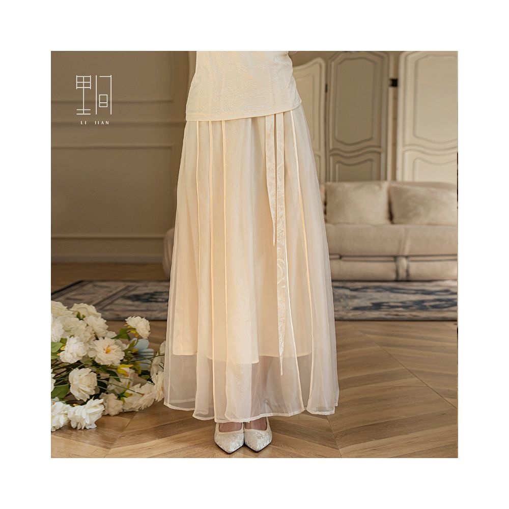 Li Jian s new Chinese style mulberry silk Zen style buckle loose and versatile high end long sleeved shirt women s top image 14