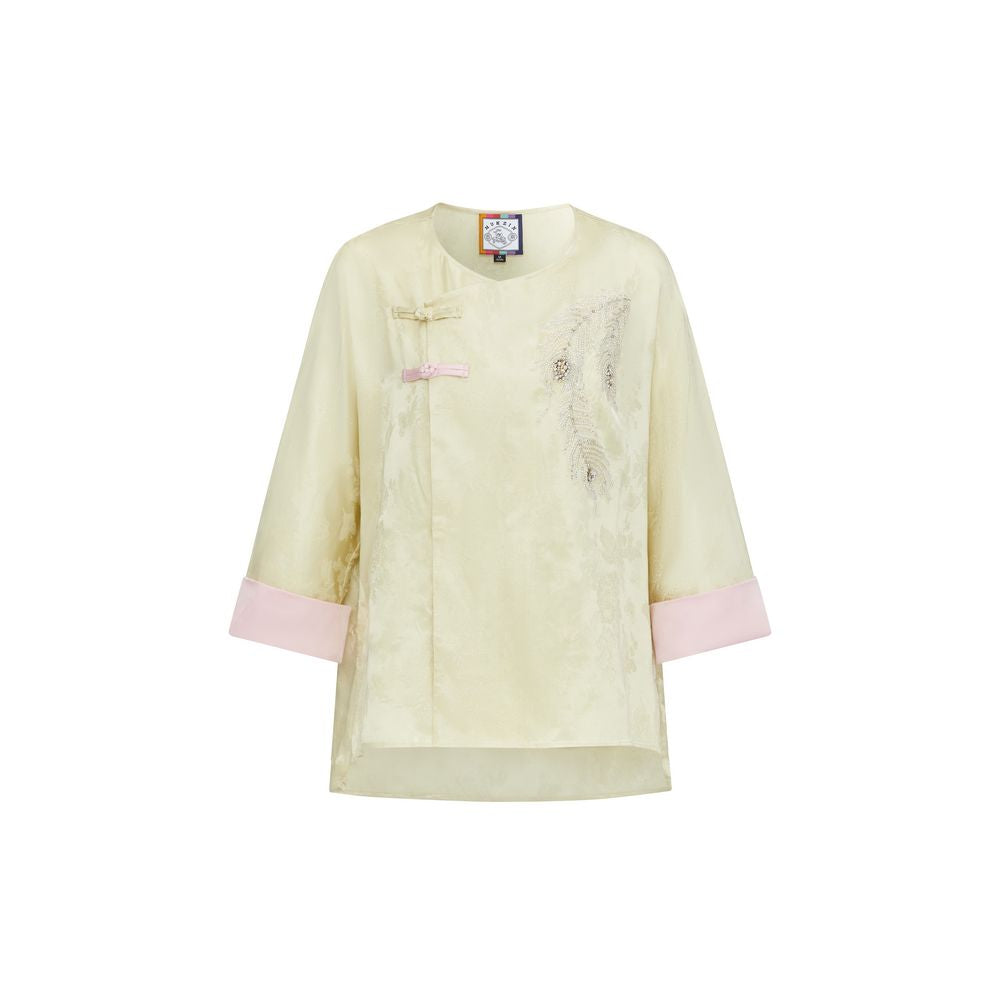 Secret Fan Summer New Collection 2025 New Summer Fu Series New Chinese Embroidery Shirt National Style Top Short Skirt Set image 11