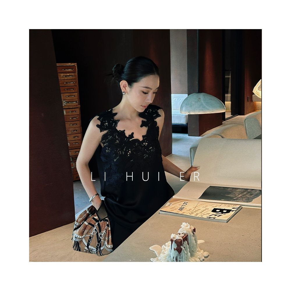 LiHuiEr Li Huier Summer Mint Super beautiful sleeveless tops for women summer outdoor wear camisole inner wear image 3