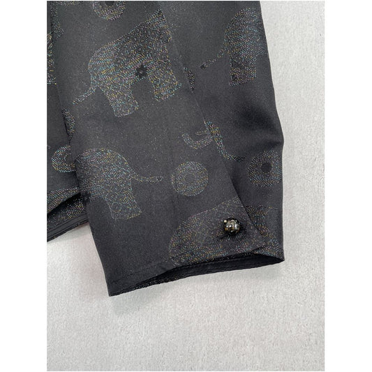 ASAYA5109 – Midnight Parade Silk Top 🐘🌙